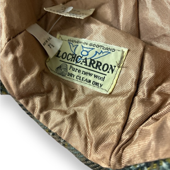 LOCHCARRON Wool Tweed Deerstalker Sherlock Holmes Hat VINTAGE DEADSTOCK - Picture 6 of 8